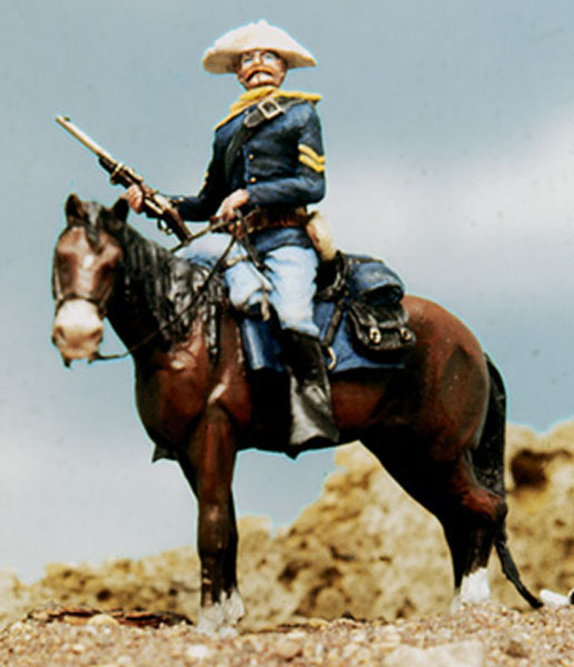 Valiant Miniatures Kit# 9814 - Mounted US Cavalryman - 54mm