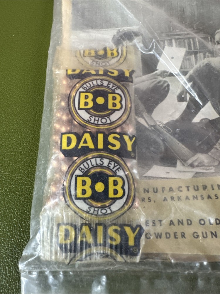 Vintage Daisy BB Gun Instruction Program with pack of BBs
