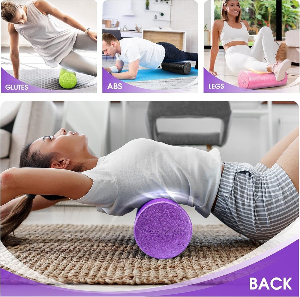 Durable Extra Firm EPP Foam Roller - Perfect for Yoga, Pilates & Stretching