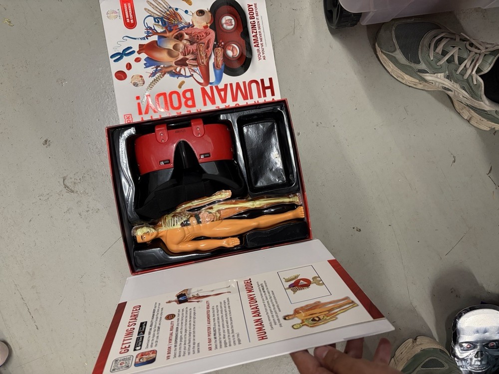 Virtual Reality Human Body VR Book STEM Learning Science Activity Set Education