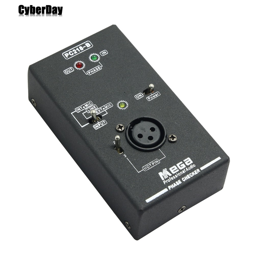 Phase Polarity Tester Checker Detector Audio Speaker Microphone Sound Testing
