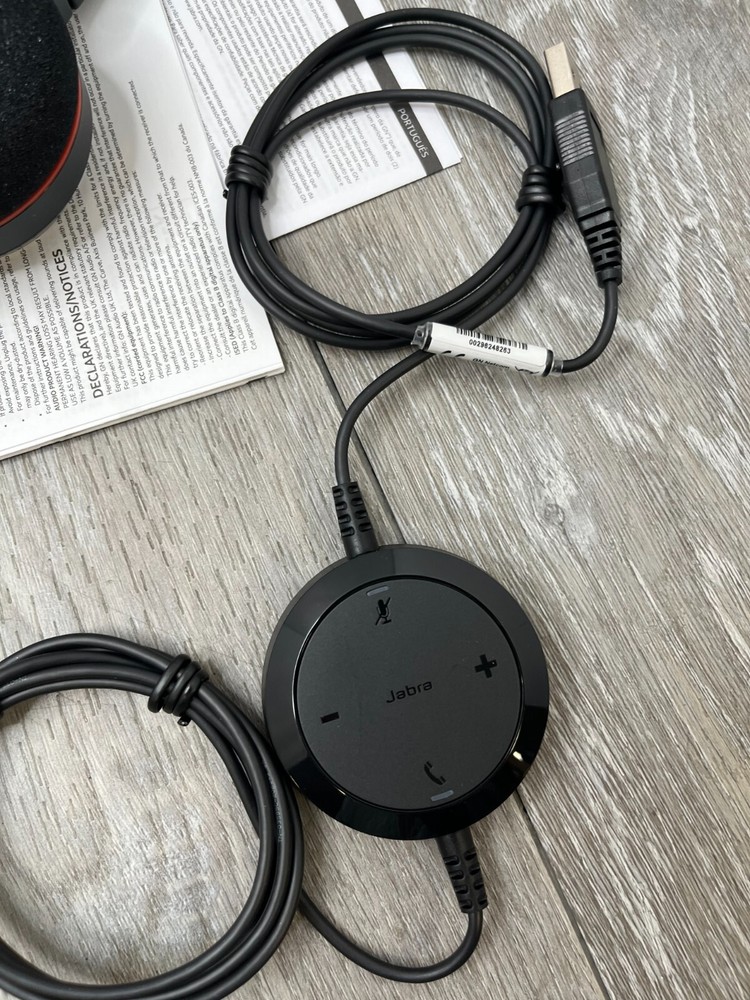 Jabra HSC016 Evolve 20 Stereo MS Corded Headset, Black