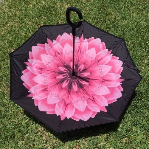 Reverse Opening Inverted Inside-Out/Upside Down/ C-Handle Umbrella Sale