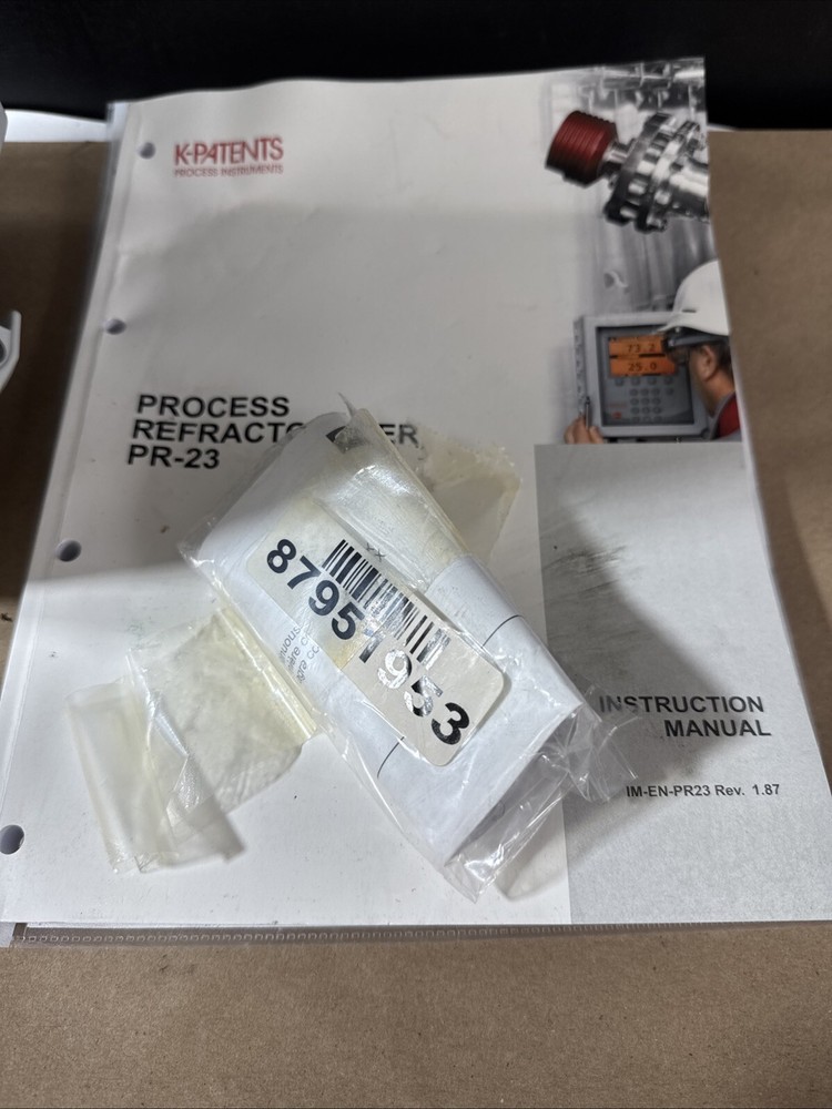 K-Patents Process Instruments Process Refractometer System STR-U-GP-DC 🇺🇸