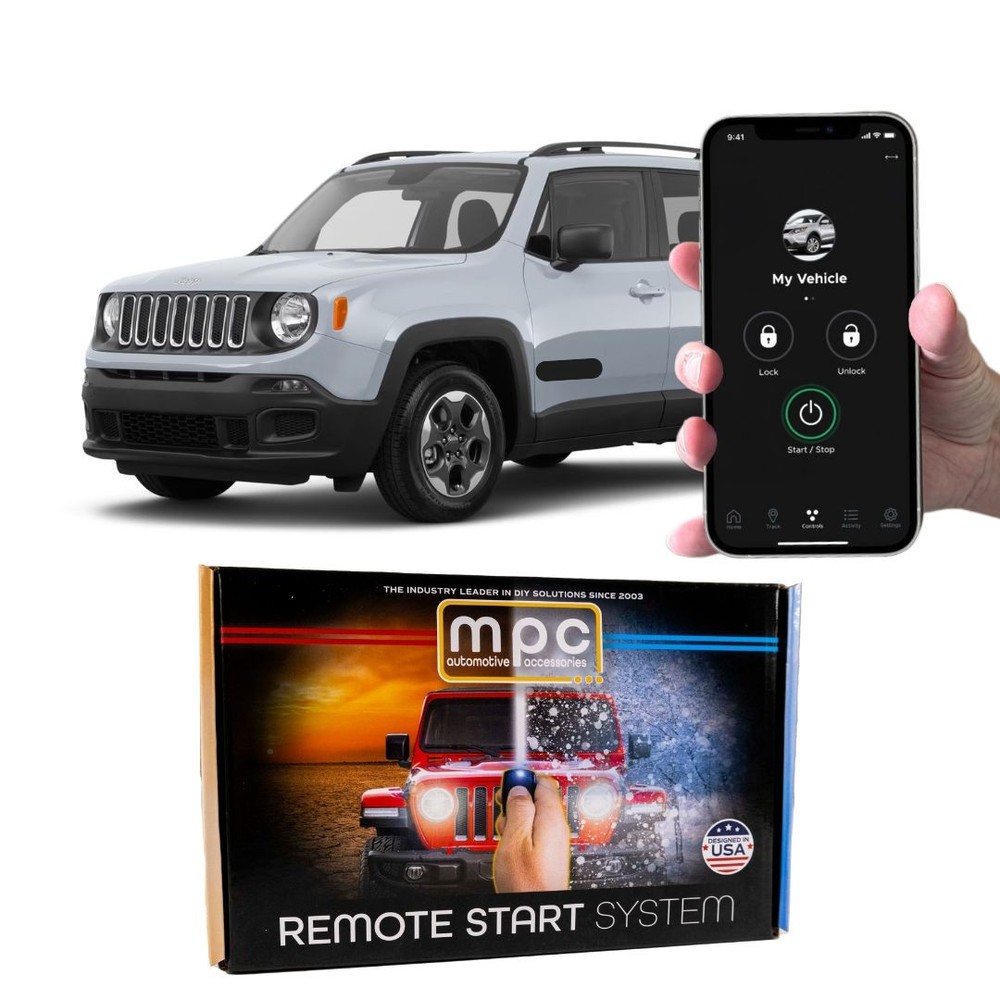 Smartphone or OEM Activated Remote Starter For 2018 Jeep Renegade