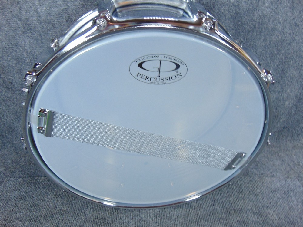 GP Percussion 14" Snare Drum Chrome Stand Bag Backpack Student Practice