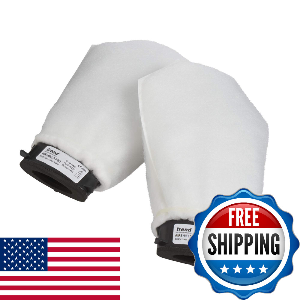 Trend Airshield Pro THP2 Replacement Air Filters (2-Pack) Dust Mask Filtration