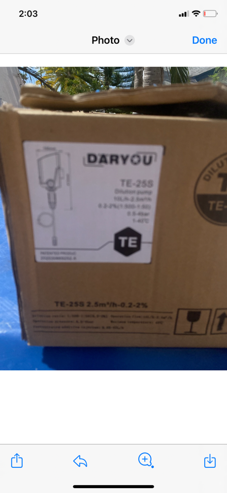 DARYOU proporation pump