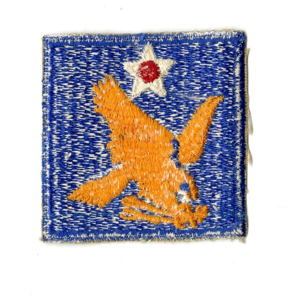 2nd Air Force White Back Patch WWII Vintage Pacific Coast