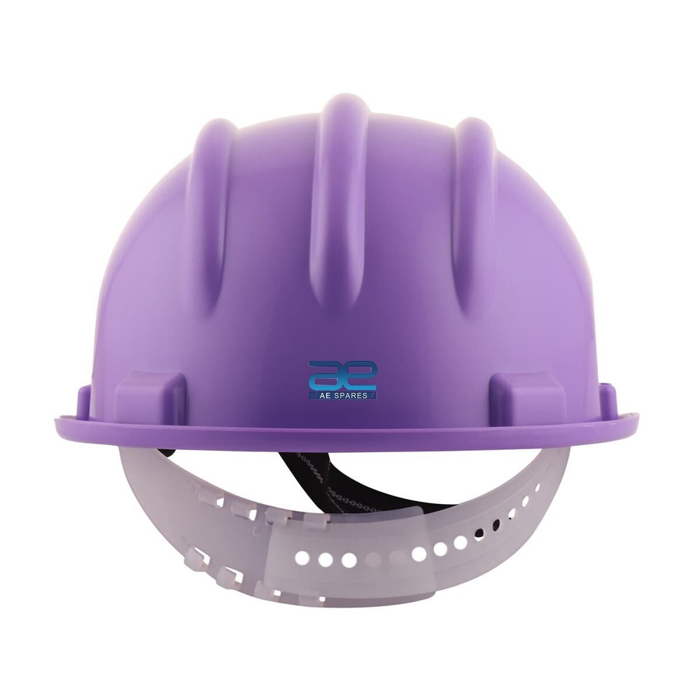 Shelmet Safety Helmet With Plastic Cradle (Violet)