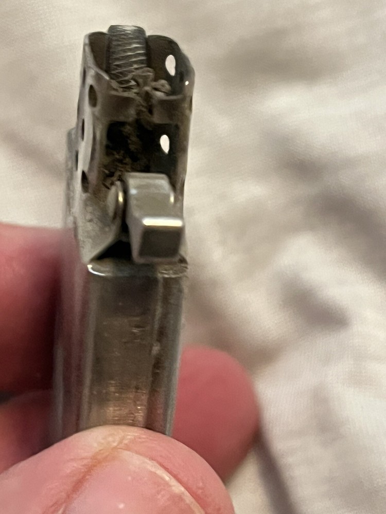 Vintage Silver Tone Zippo Engraved Gail