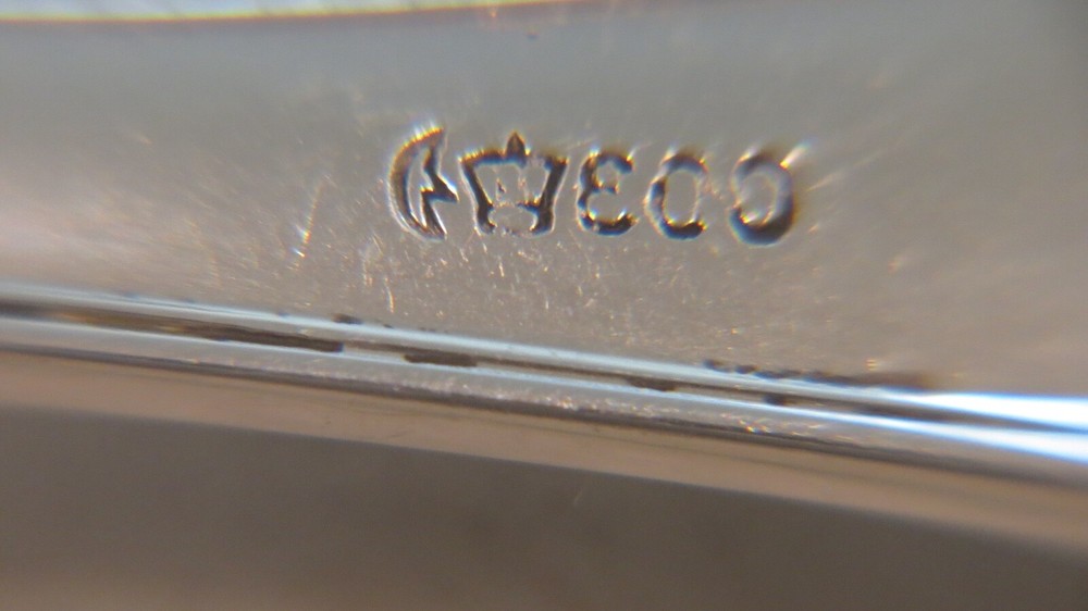 German Sterling Silver 800 Fish Knife Solid NM