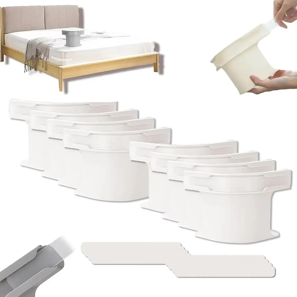 4PCS Lock Sheet Holders Keep Sheets Tight Heavy Duty Straps Fit All Mattresses**