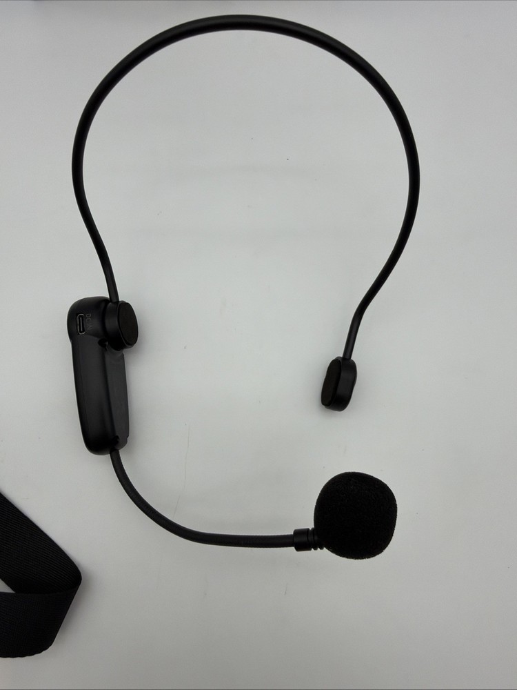 Wireless Voice Amplifier 20W Bluetooth PA System w/ Headset Mic M801