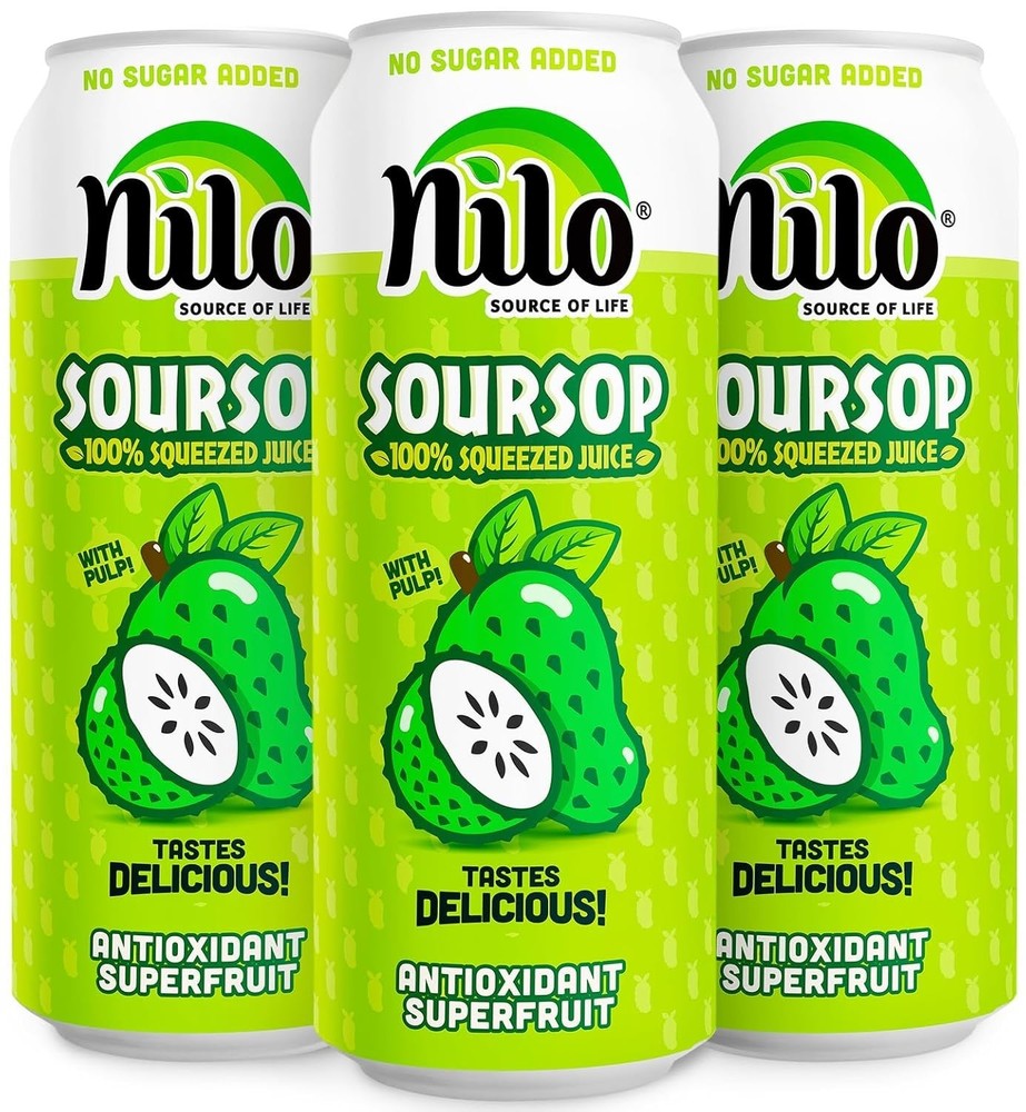 Freshly Pressed Soursop Juice, Not Concentrate, 12 Pack
