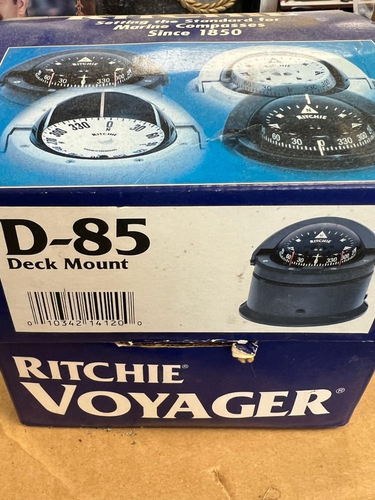 RITCHIE D85 DECK MOUNT COMPASS BLACK