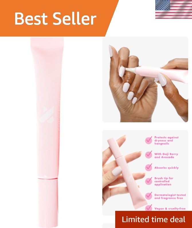 Dermatologist-Tested Cuticle Oil - Brush Applicator for Precision Hydration