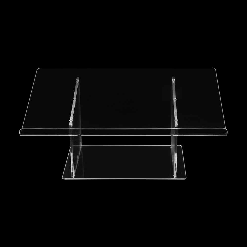 Acrylic Tabletop Podium Desktop Professional Presentation Stand for Conference