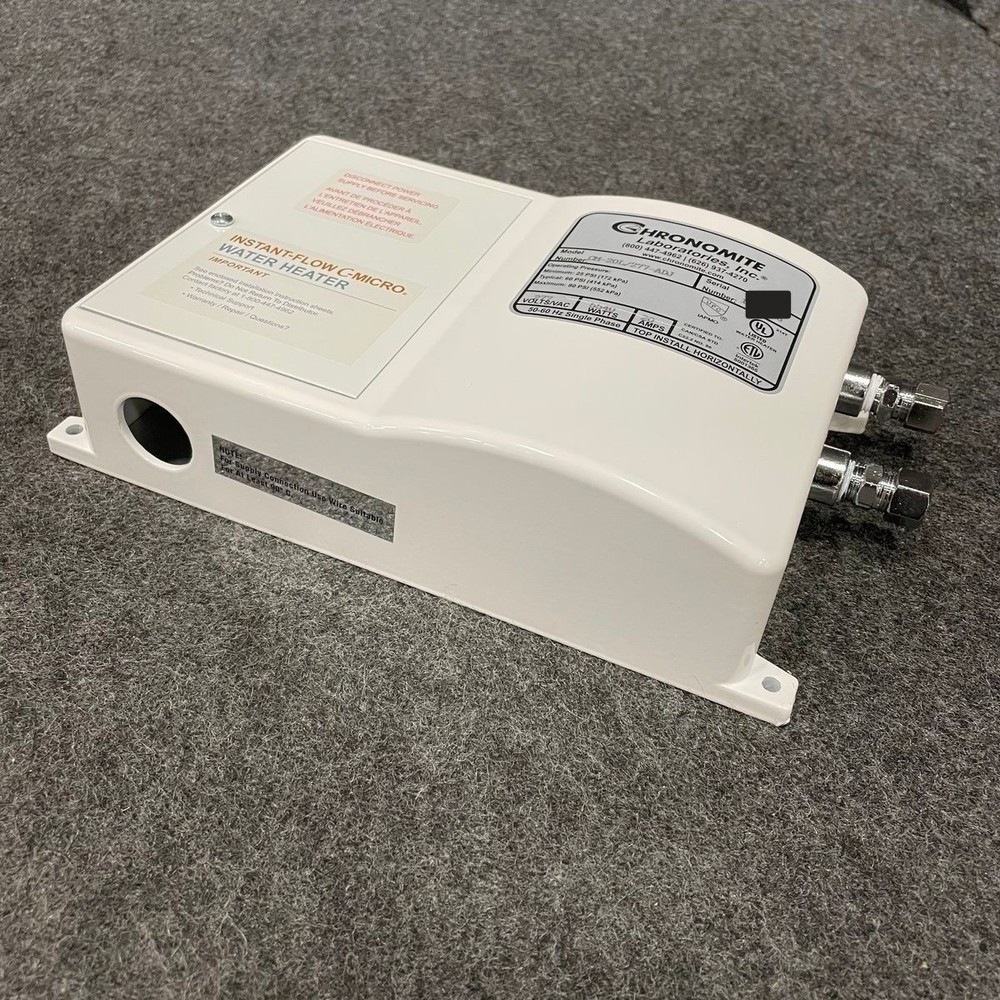 CHRONOMITE Instant Flow C Micro Point of Use Thermostatic Tankless Water Heater