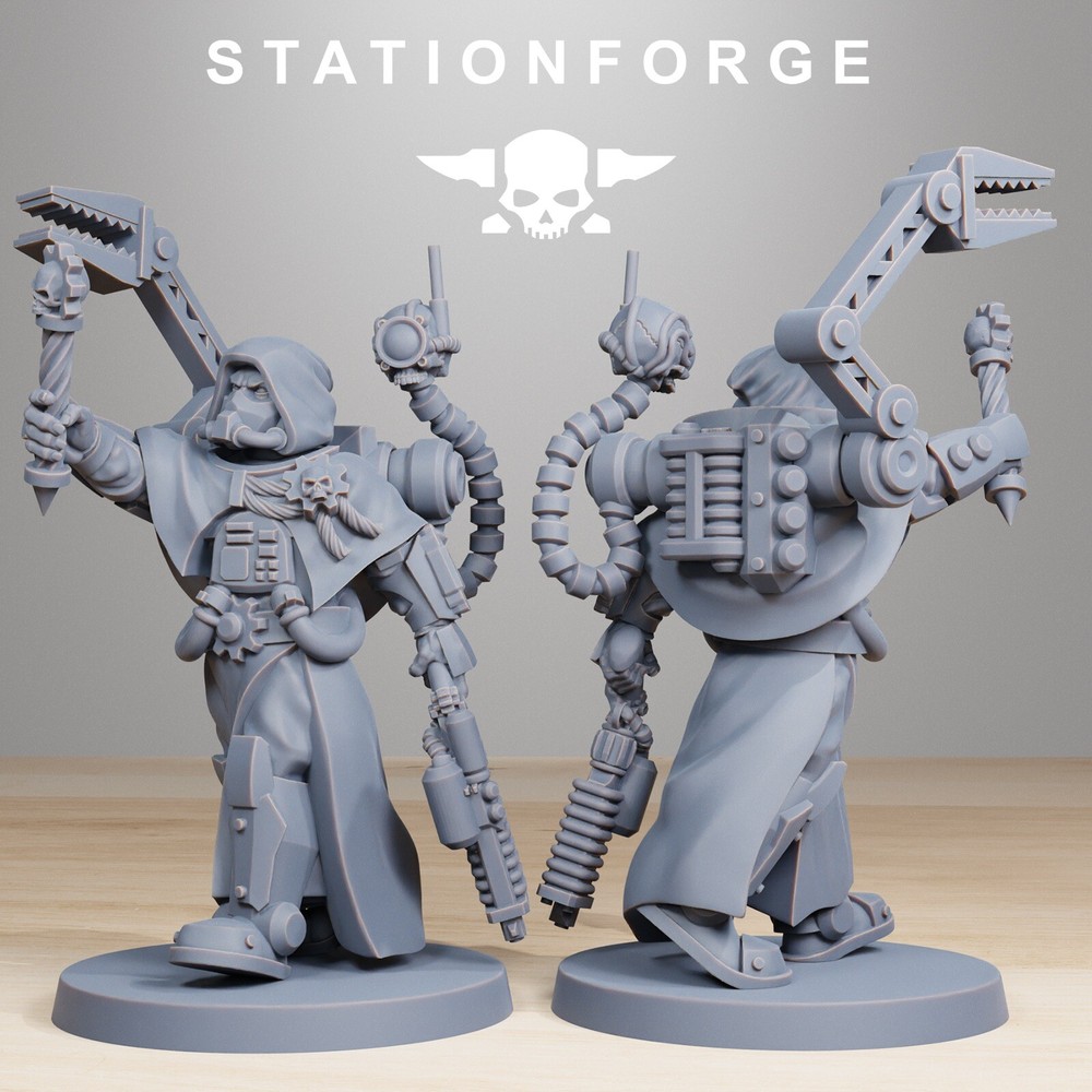 Scavenger Vicars x10, Priests, Tech Adept, Mech Division, Stationforge