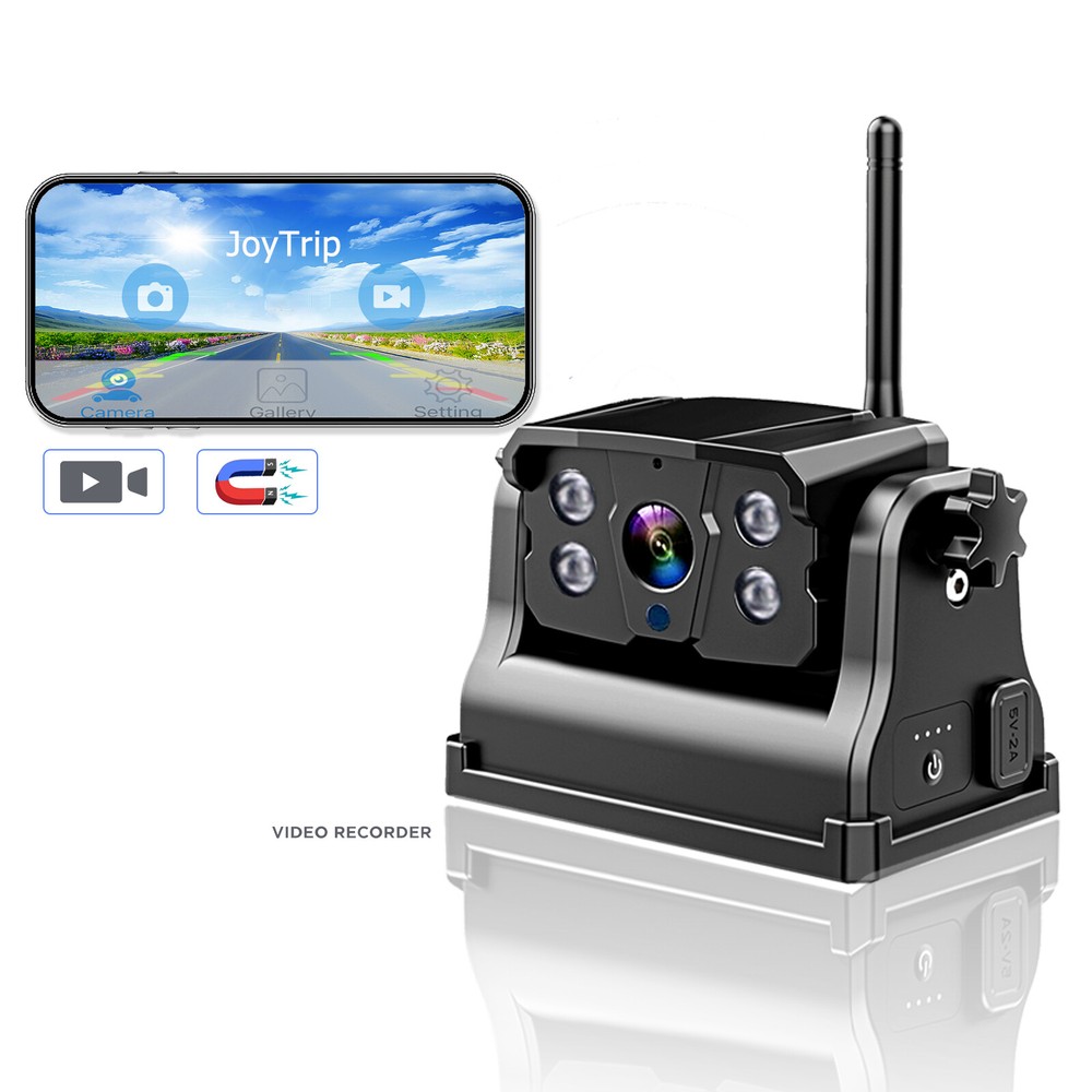 Portable Wireless Magnetic  Backup Camera 1080P For Car Truck Trailer Reversing