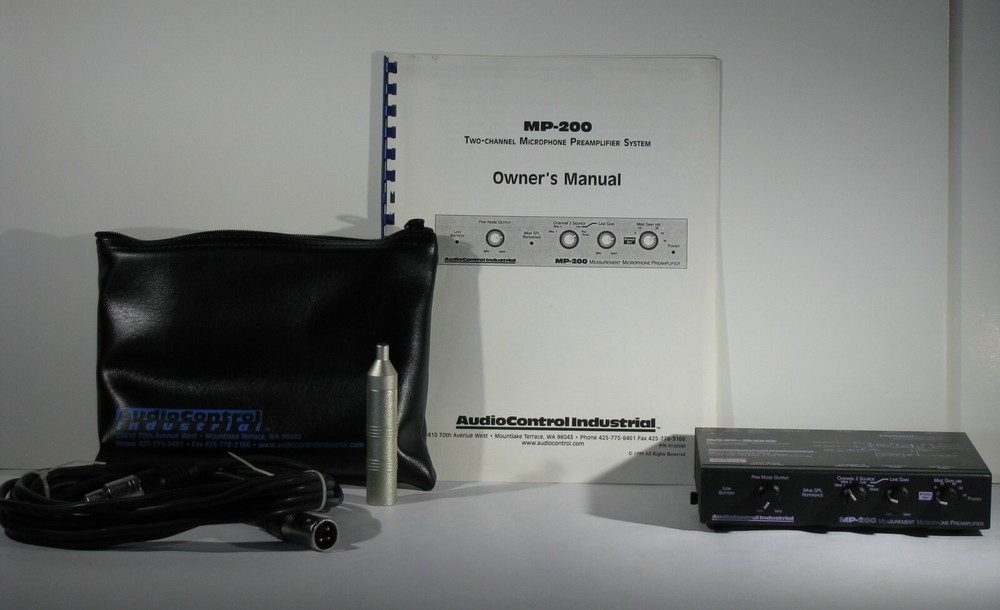 Audio Control Industrial MP-200 Measurement Microphone Preamplifier