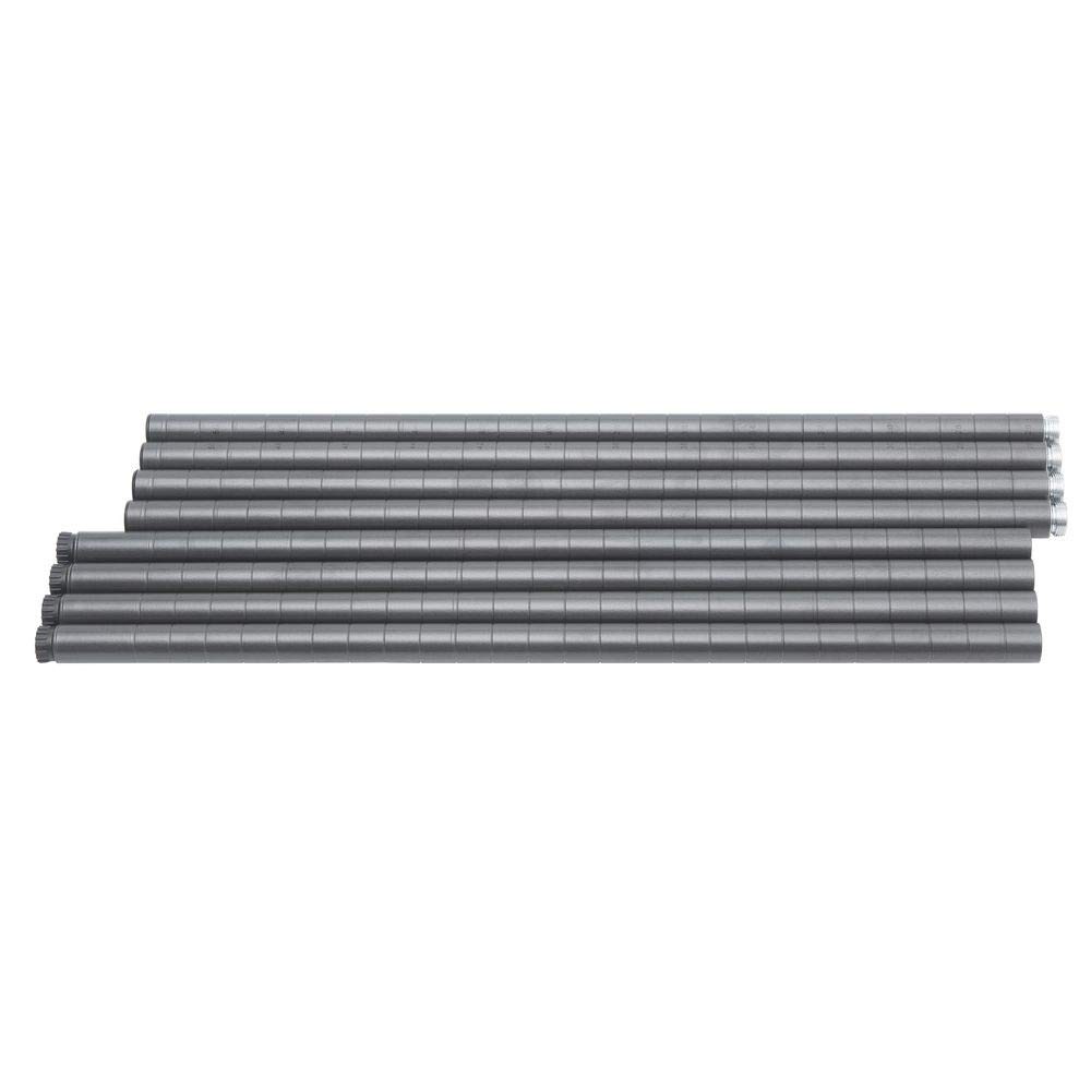 HUBERT® Steel Wire Shelf Post Pack - 54"H