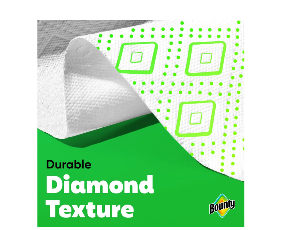 Bounty Paper Towels Select-A-Size White, 6 Triple Rolls, 123 Sheets Per Roll