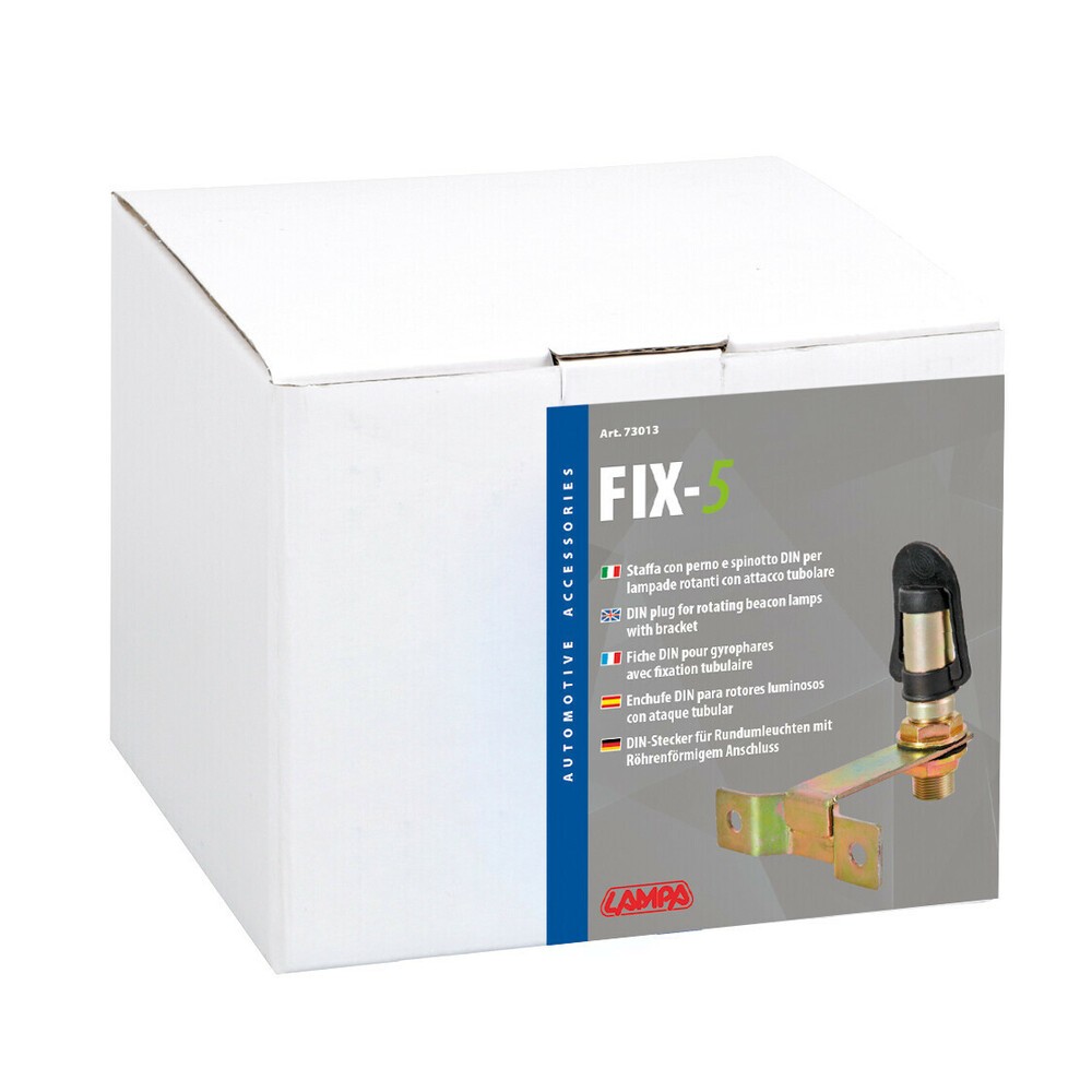 Fix-5, Bolt with DIN Connector for Signal Light, Pipe Connection