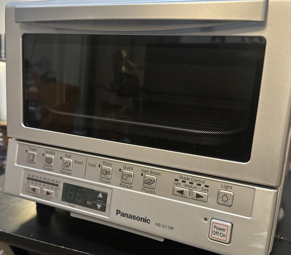 Panasonic Flash Xpress Infrared Toaster Oven - NB-G110P-Silver