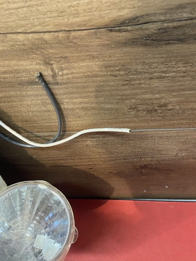 Vtg Exit Sign With Emergency Lights Wired With Battery Back Up Untested Powered