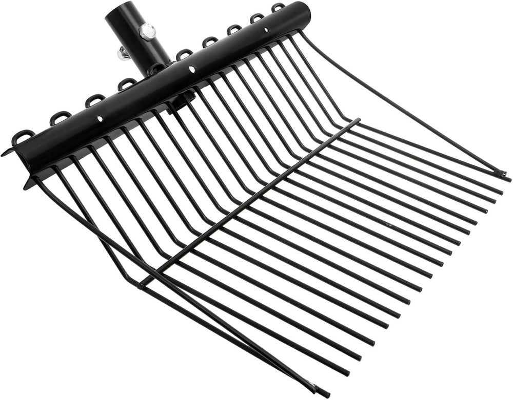 Pitch Manure Fork Head, Metal Pitch Fork for Garden, Durable Digging Fork Rake H
