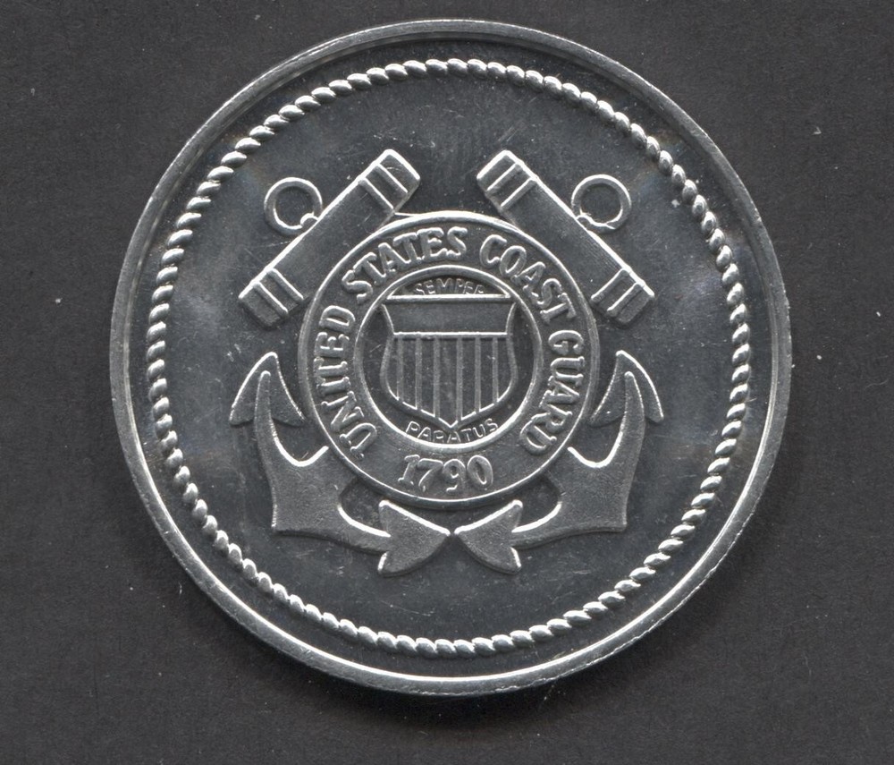 1790-U.S.C.G.A- Bark Eagle-BU-Alum Medal