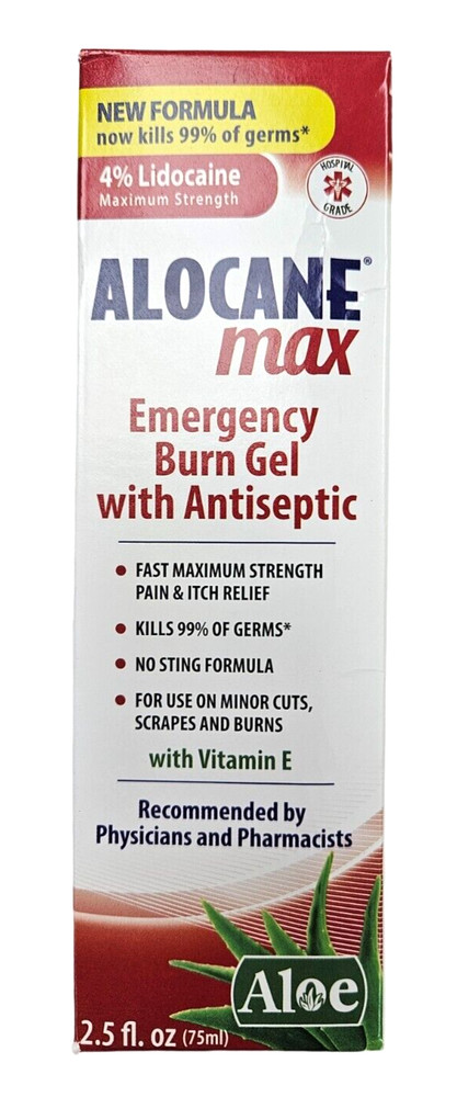 ALOCANE Max Emergency Burn Gel 2.5oz --
