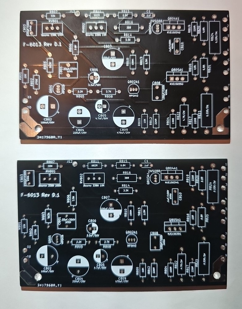 SANSUI 5000x F-6013 New Driver Boards UPDATE Pair DIY Bare boards NICE!