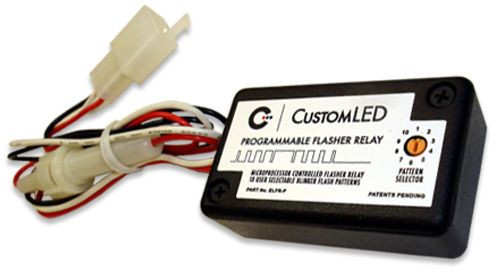 Programmable LED Flasher Relay 10 Patterns Strobes ELFR-P OEM Connector blinker