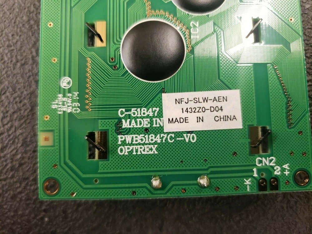 NEW - OPEN BOX, OPTREX, C-51847NFJ-SLW-AEN, LCD DISPLAY