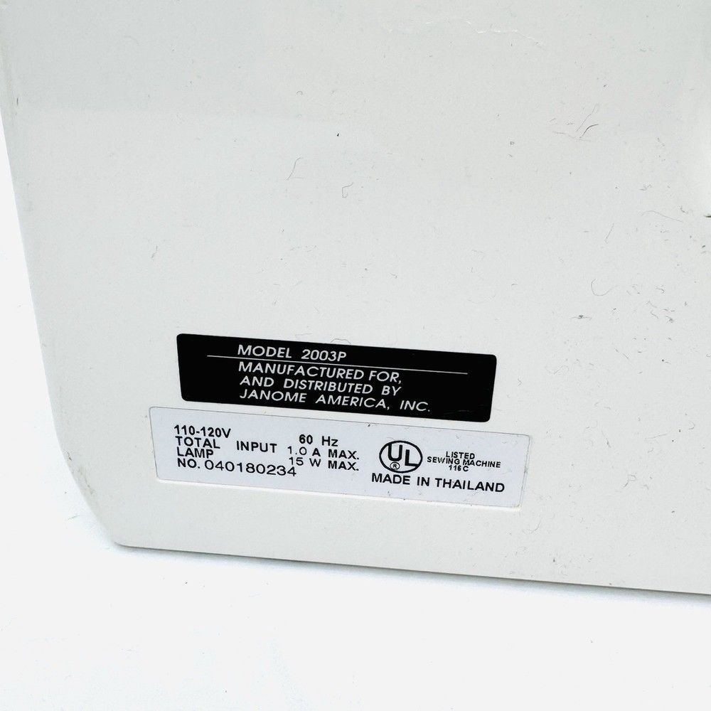 JANOME Sewing Machine 2003P With Pedal - Used