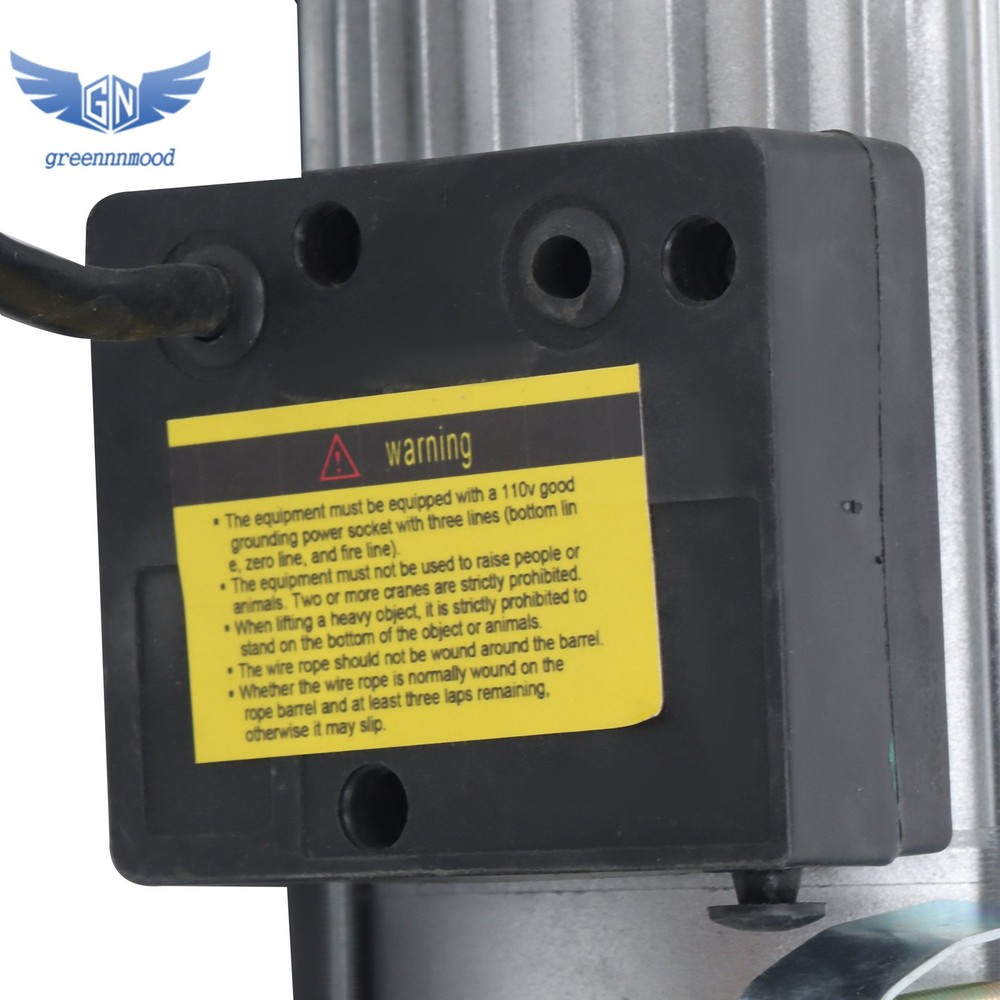 1320lbs Electric Hoist with Wireless Remote Control,14ft Wired Remote Control