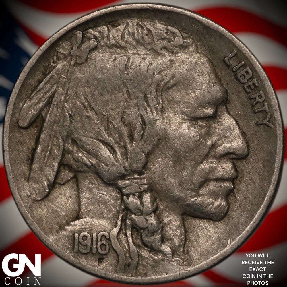 1916 P Buffalo Nickel A1947