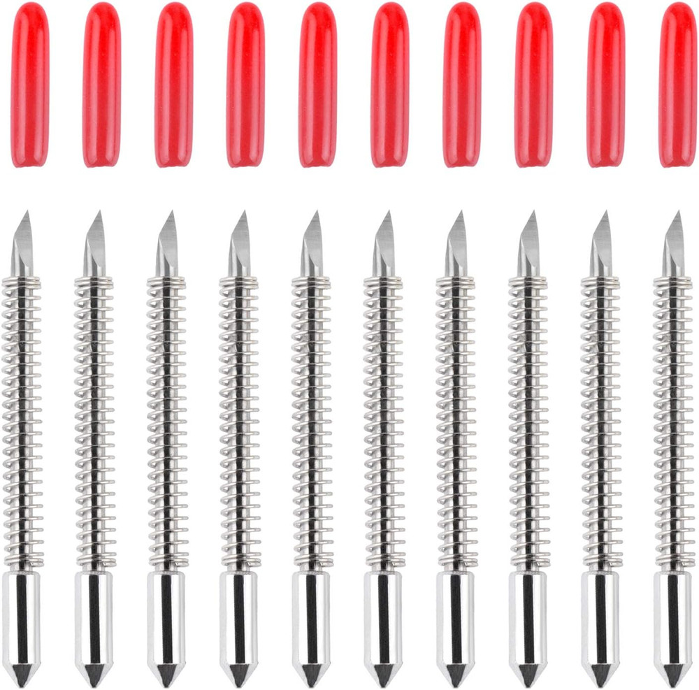 45 Degree Vinyl Cutter Blades Lettering Blade for Graphtec Cutting Plotter, Red