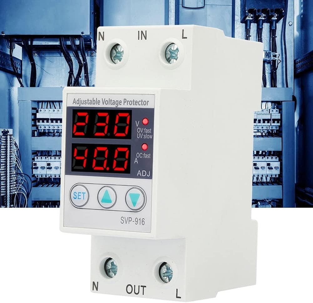 230V AC Current Protector 63A: Intelligent Voltage & Current Safety Device