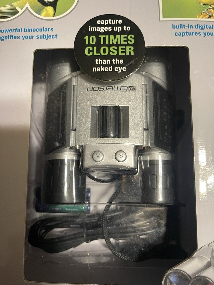 NEW SHARPER IMAGE 10x25 digital Camera Binoculars Gift Idea 10X