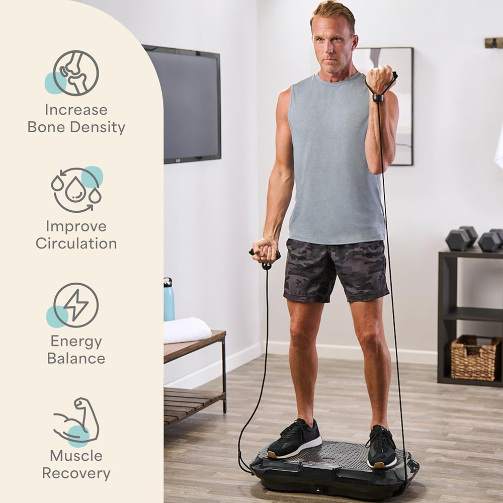 Waver Vibration Plate Exercise Machine for Lymphatic Drainage, Muscle Activation
