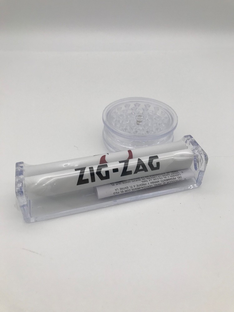 Rolling Machine Cigar Cigarette Roller 4.25" / 110mm And 2.3 inch Grinder Combo