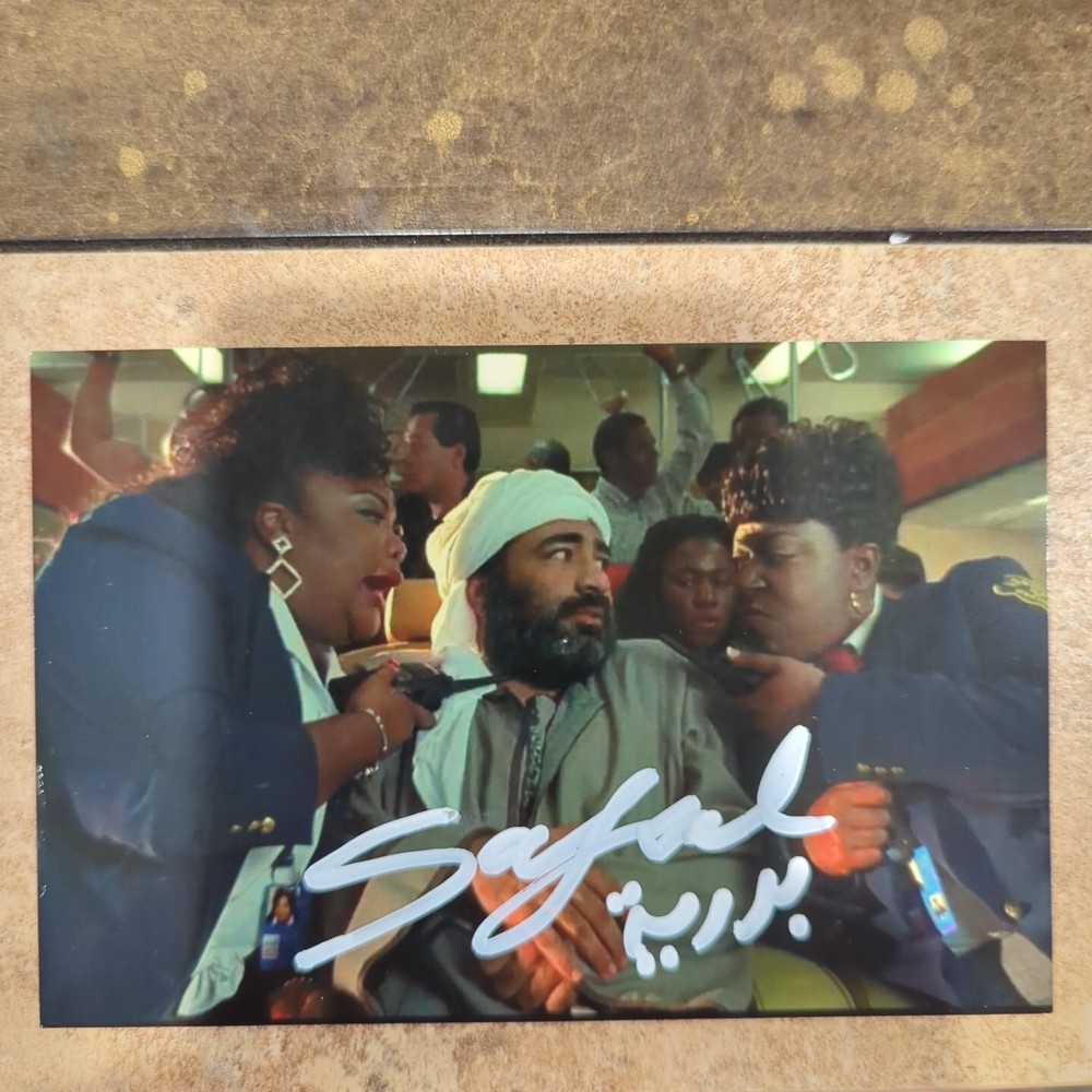 Sayed Badreya 4x6 Autograph Photo Guarantee Authentic