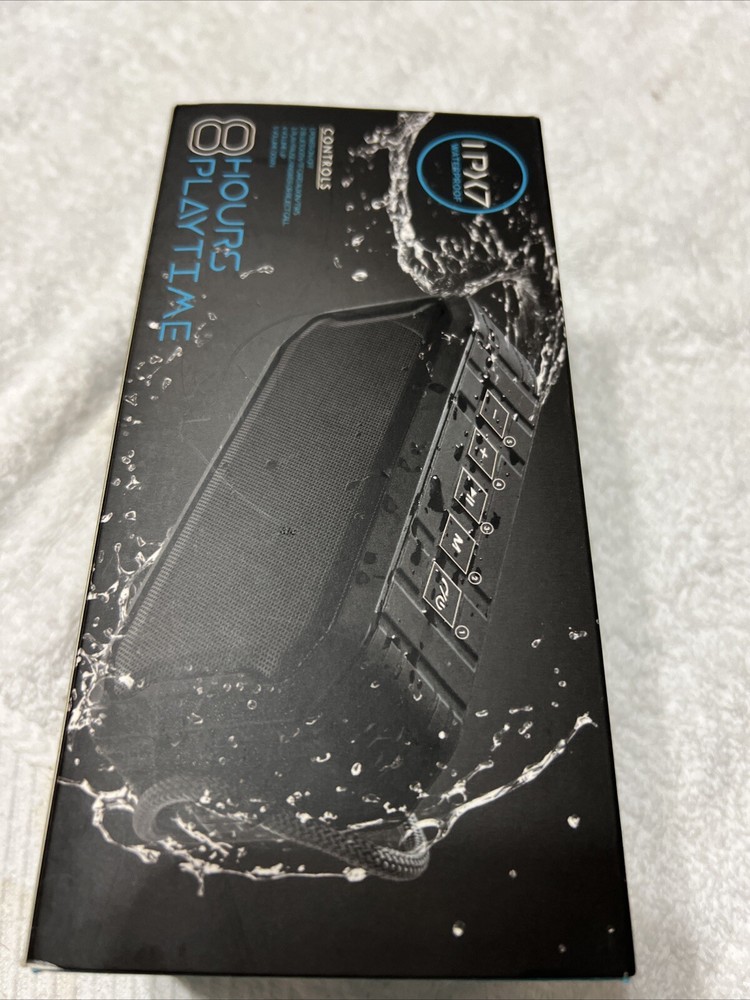 Waterbox Speaker IPX7 Waterproof BLACK