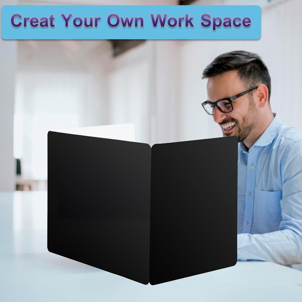 24 Pcs Privacy Folders for Students Privacy Dividers for Classroom Study Carr...
