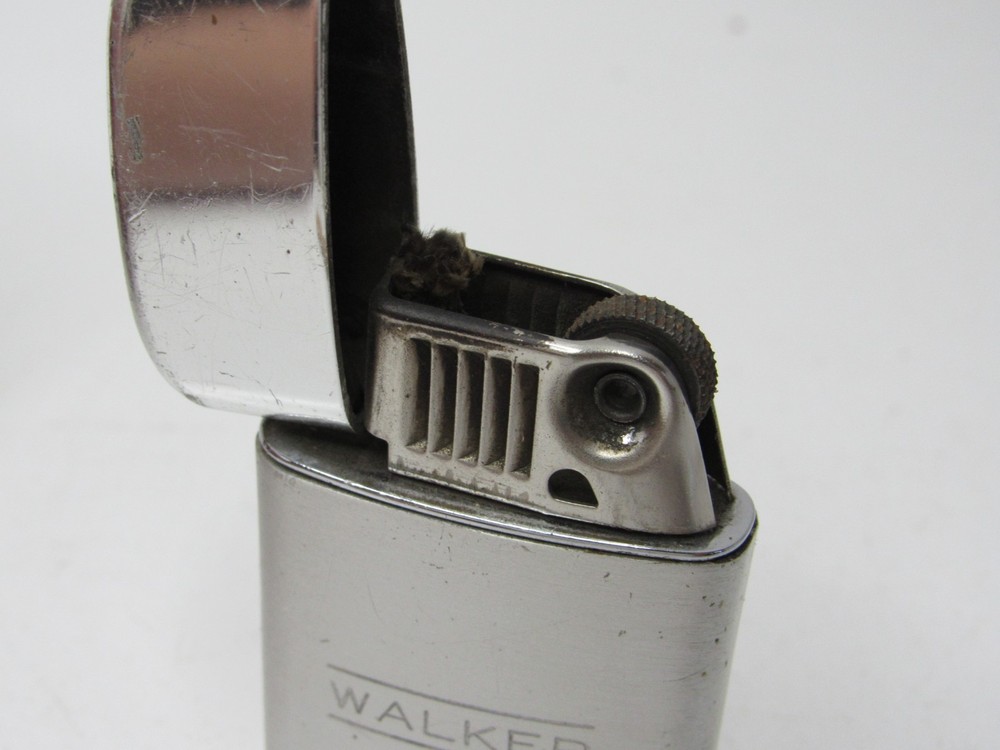 Vintage WALKER LOGO RONSON TYPHOON CIGARETTE LIGHTER Sparks #SP