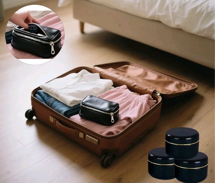 50g Round Empty Container Jar 12 Pieces Refillable Cosmetic Containers.